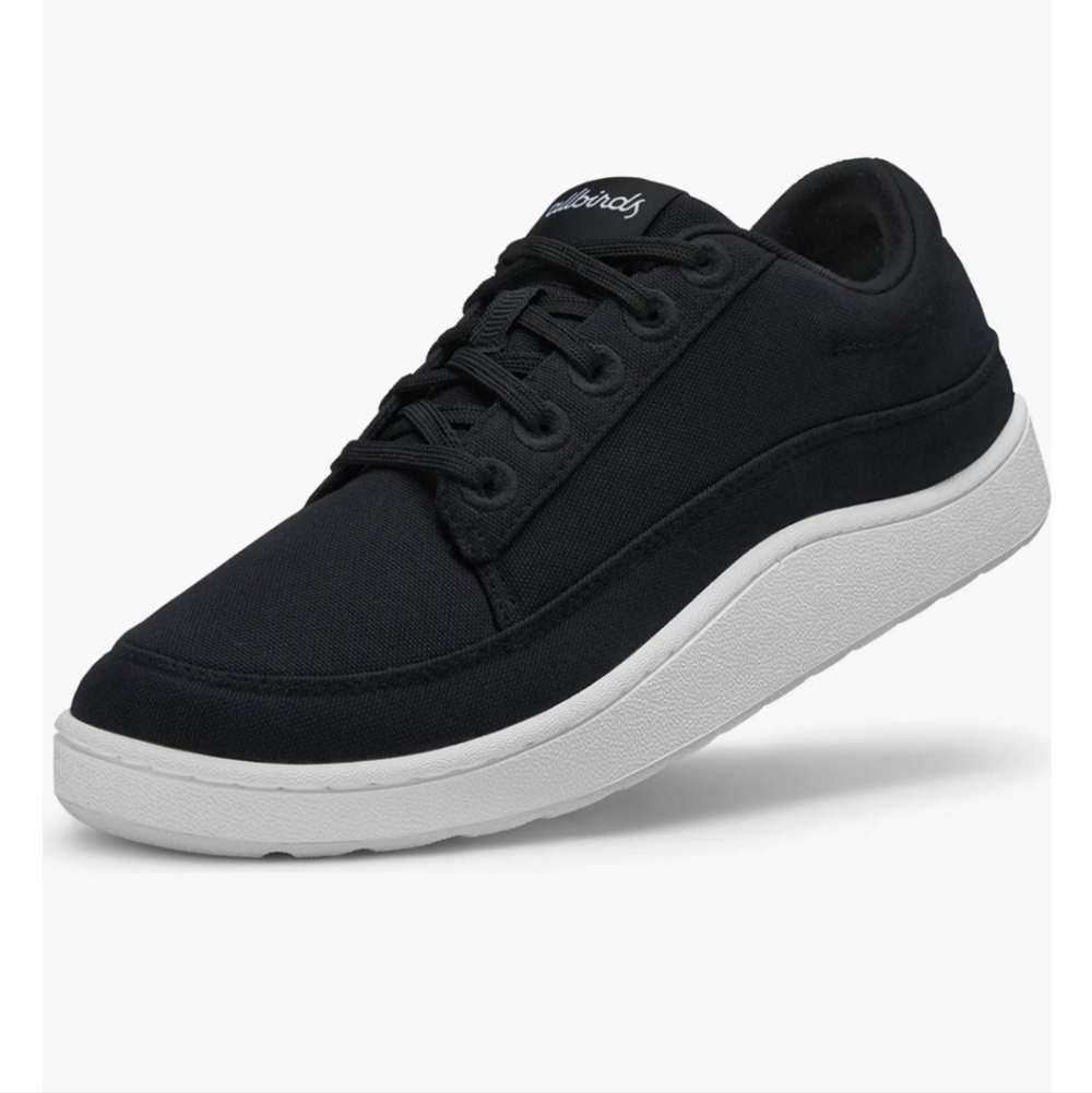 Allbirds Women's Canvas Pacer Sneaker - Natural black/blizzard